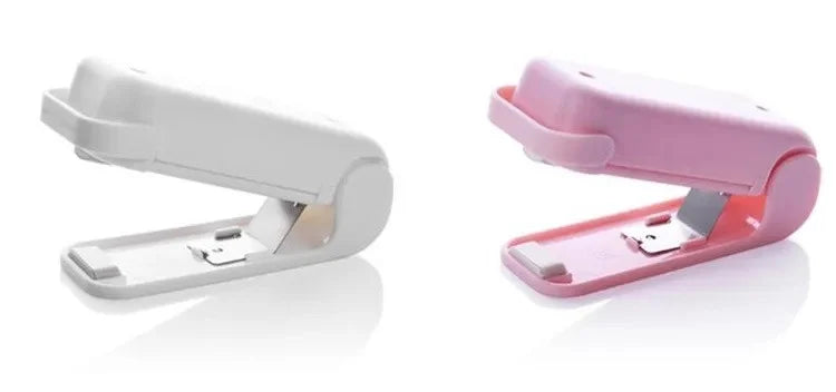 Snack Sealer Snack Bag Clip kitchen Food Sealing Machine Small Household Snacks Moisture-Proof Food Sealing Artifact Easy To 