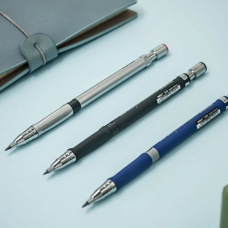2.0mm Mechanical Pencil Set with 2B Lead Refills – Black & Colour Leads for Writing, Sketching, Drawing & Art (Pencil Sets & 