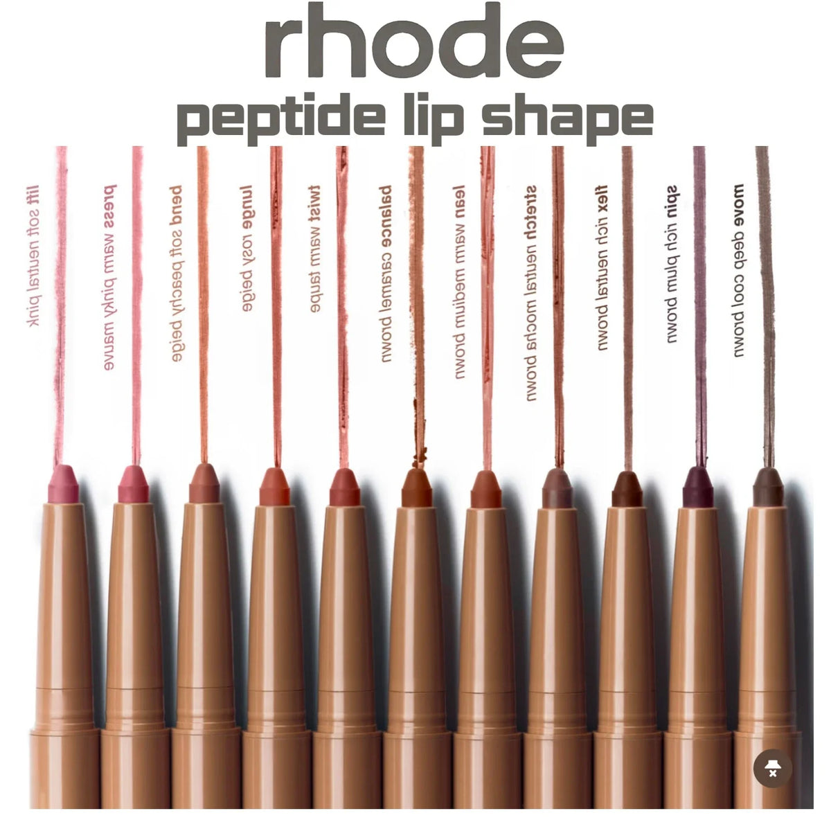 Skin Peptide Lip Liner & Lip Shape Pen – Long-Lasting Lip Tint, Lipstick & Blush Powder
