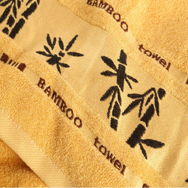 Set of 1/4/6 Bamboo Fiber Towels Sets Home Bath Towels Adults Face Towel Thick Absorbent Luxury Bathroom Towels Toalha De Pra