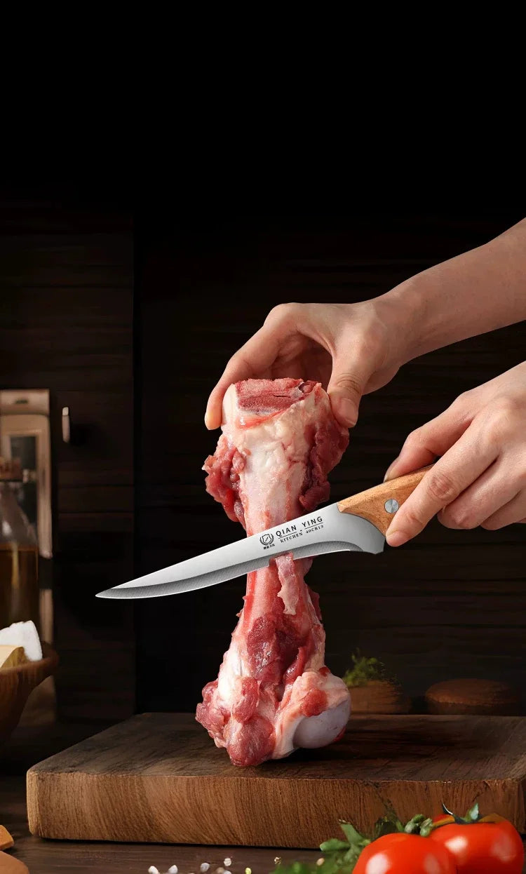 Professional Forged Bone Removal & Slicing Knife Set