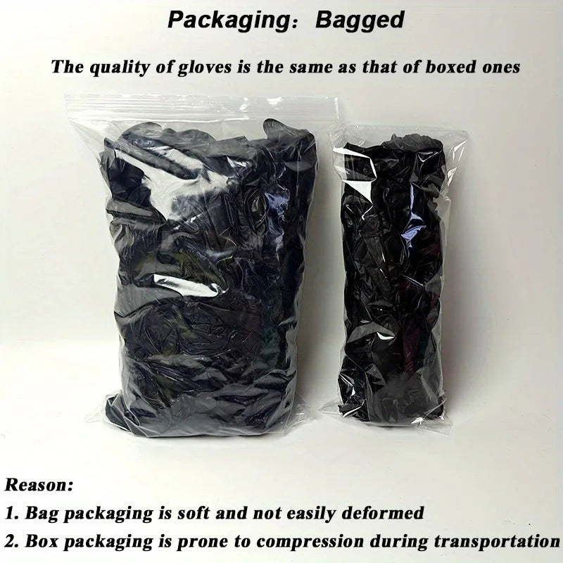 20/50/100PCS Disposable Black Nitrile Gloves for Household Use Latex Free Powder Free Cleaning Gloves Tattoo Hairdressing Too