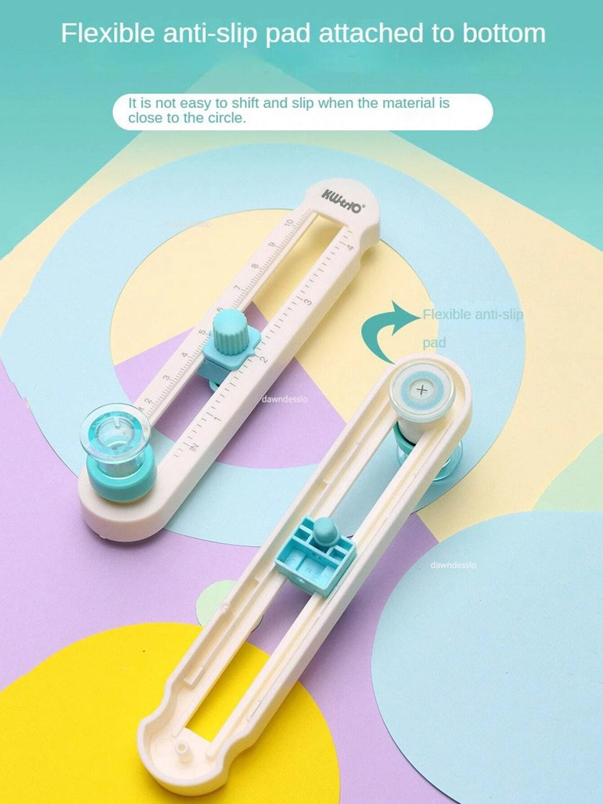 360° Rotary Compass Circle Cutter Knife – Precision Circle-Cutting Tool for Bookbinding, Scrapbooking & DIY Craft