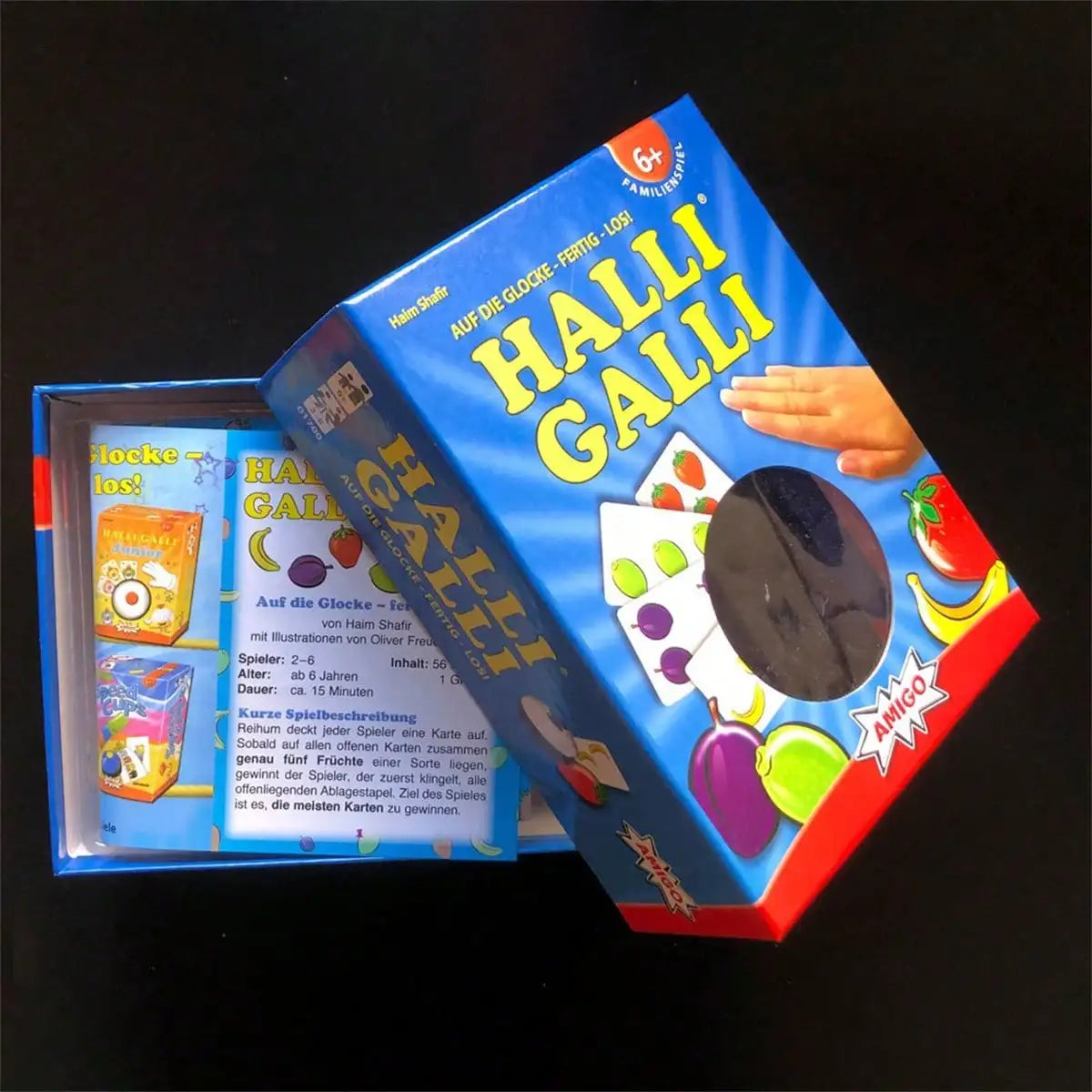 Halli Galli Family Card Game – Fast-Reaction Party Board Game for Halloween, Christmas & Thanksgiving