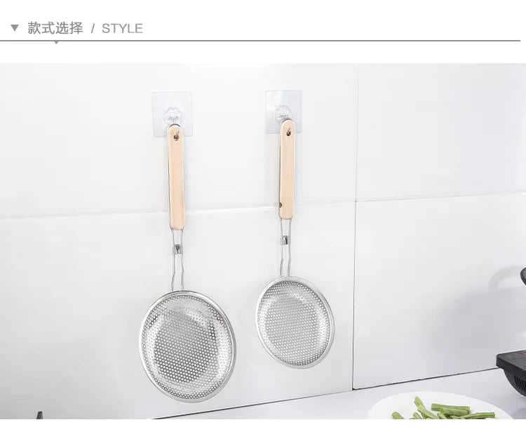 Stainless Steel Egg Beater & Skimmer Spoon Set