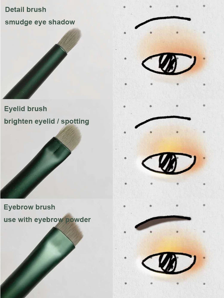 13-Piece Makeup Brush Set – Eye Shadow, Foundation & Blending Brushes