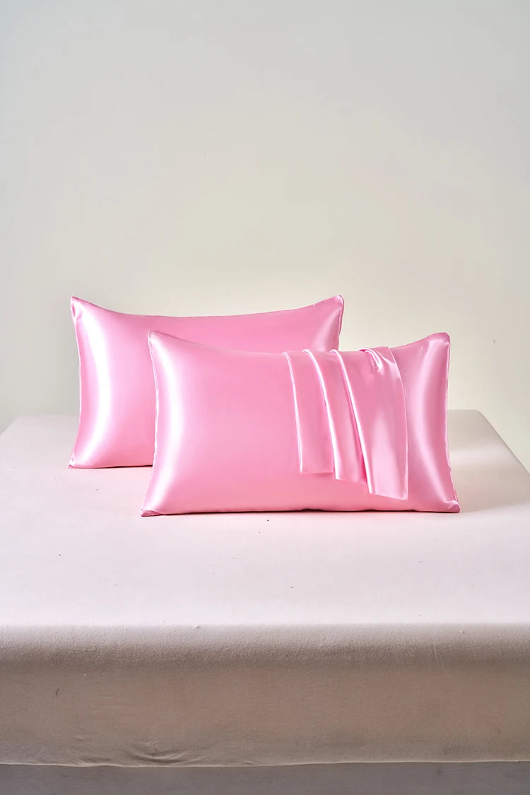 Cooling Satin Pillowcase Set - Smooth & Breathable (2-Pack)