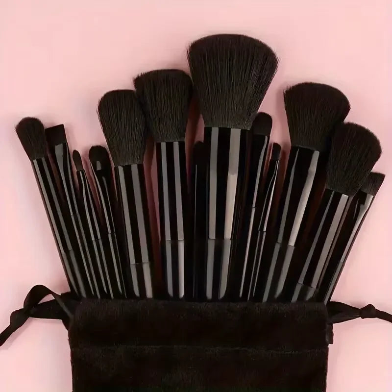13-Piece Makeup Brush Set – Eye Shadow, Foundation & Blending Brushes