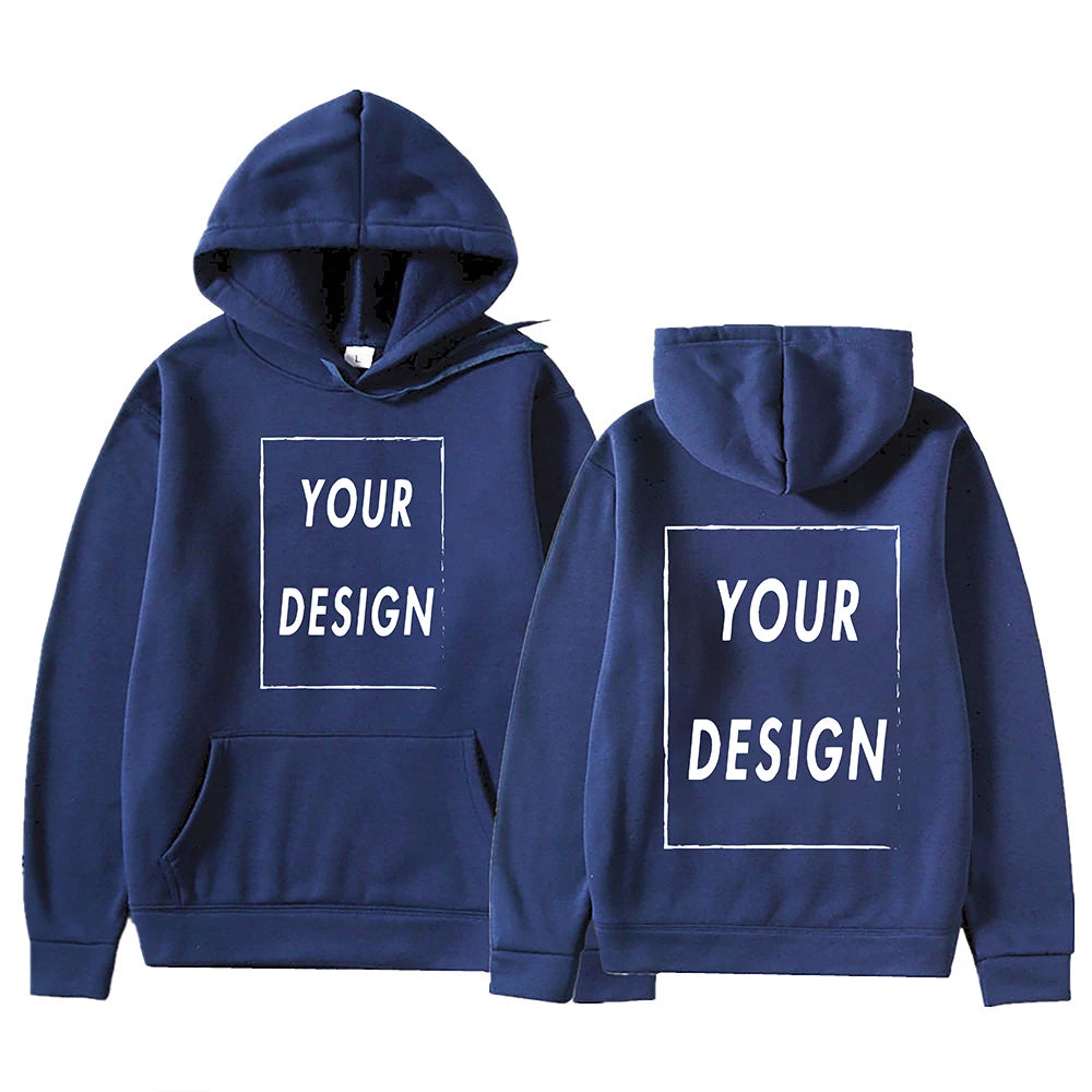 Your Own Design Brand Logo/Picture Personalized Custom Anywhere Men Women DIY Hoodies Sweatshirt Casual Hoody Fashion New