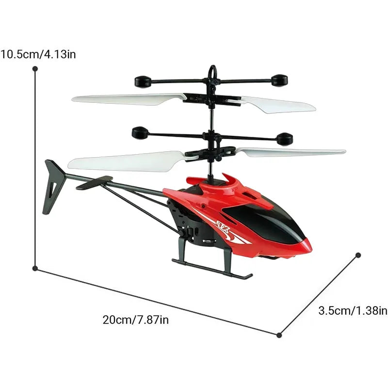 Rechargeable Mini RC Drone Helicopter – Remote Control Kids Toy