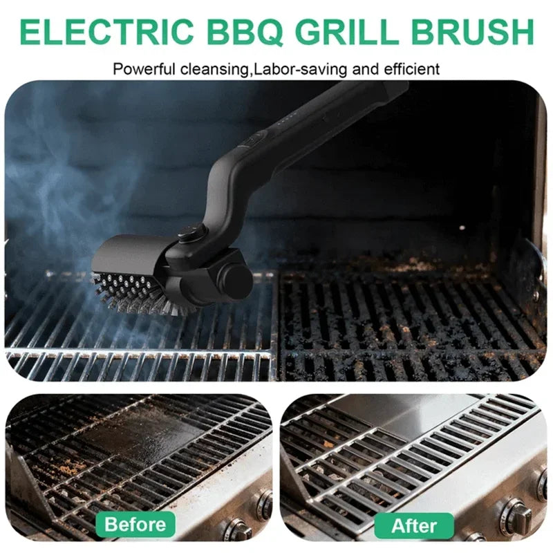 Electric Grill Scrubber Brush – Rechargeable