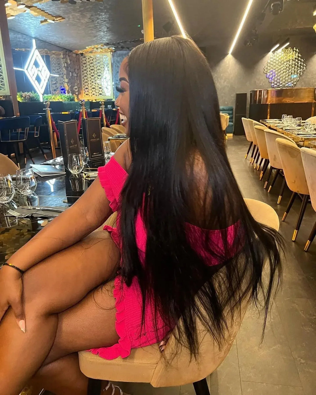 Bone Straight Lace Front Human Hair Wig