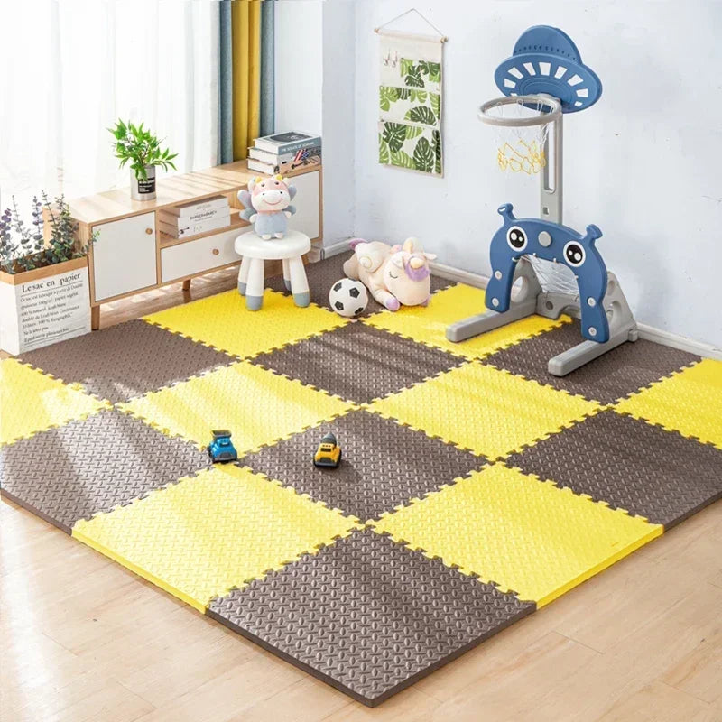 Kids Foam Puzzle Play Mat 16-Pack – Soft & Non-Toxic