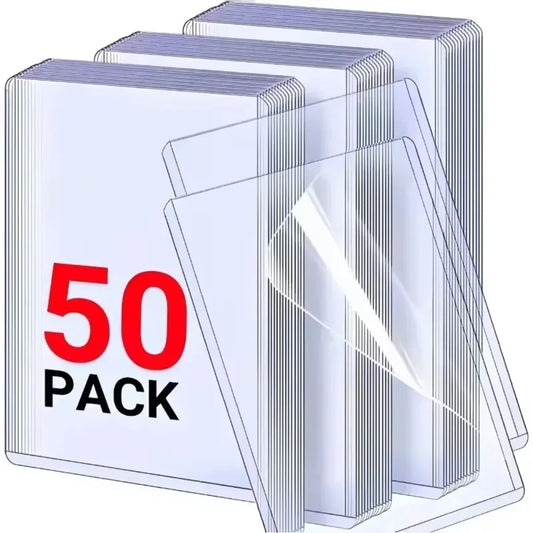 Clear Photocard Sleeves – Acid-Free PVC Transparent Card Protectors for K-Pop, Trading Cards & Game Cards (10, 25 or 50-Pack)