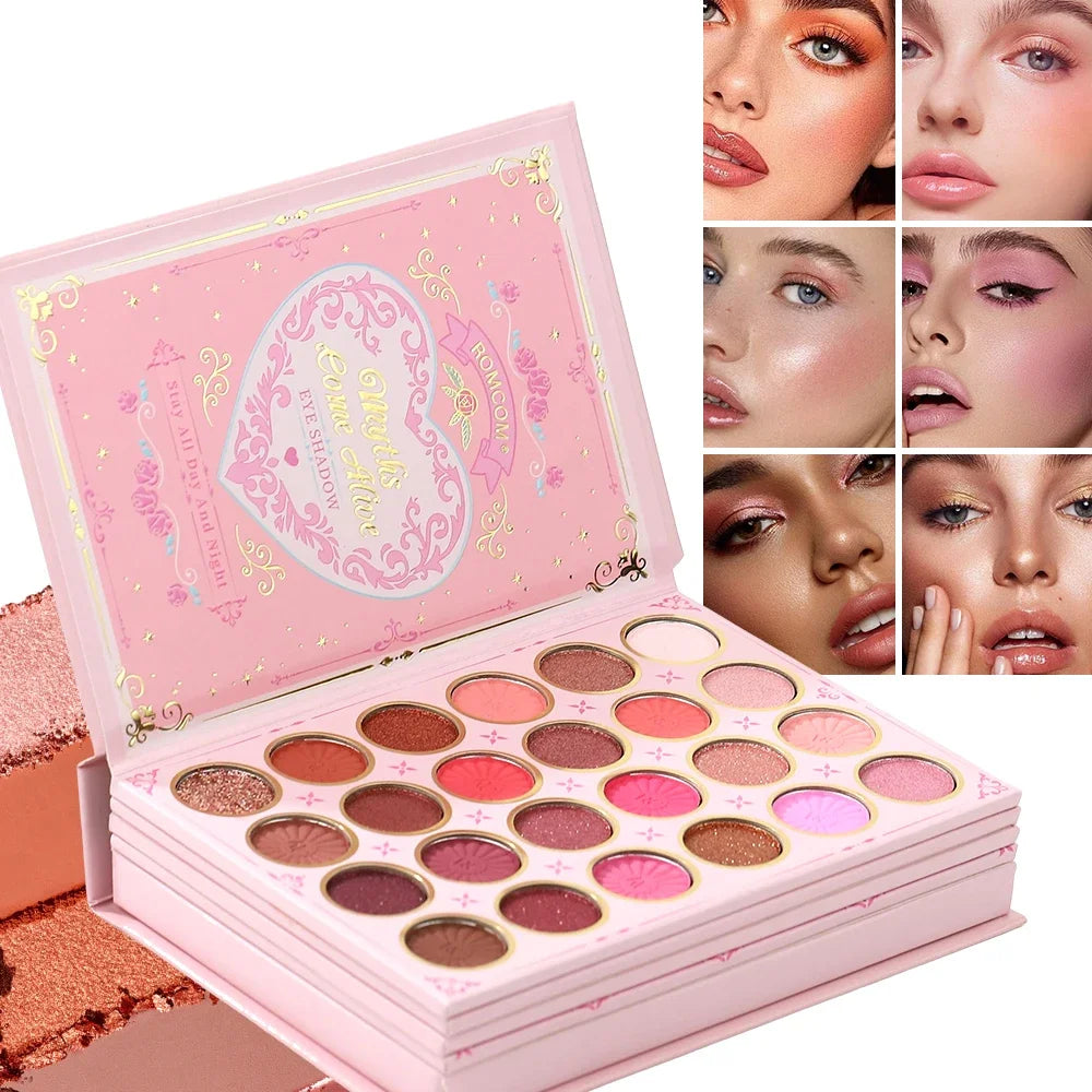 5-Layer All-in-One Makeup Book Palette – Complete Face & Eye Kit