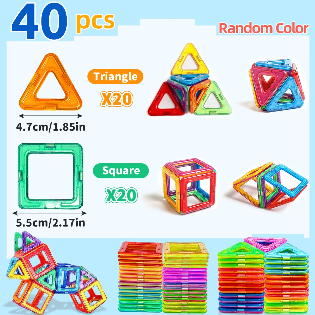 Magnetic Building Blocks – Medium STEM