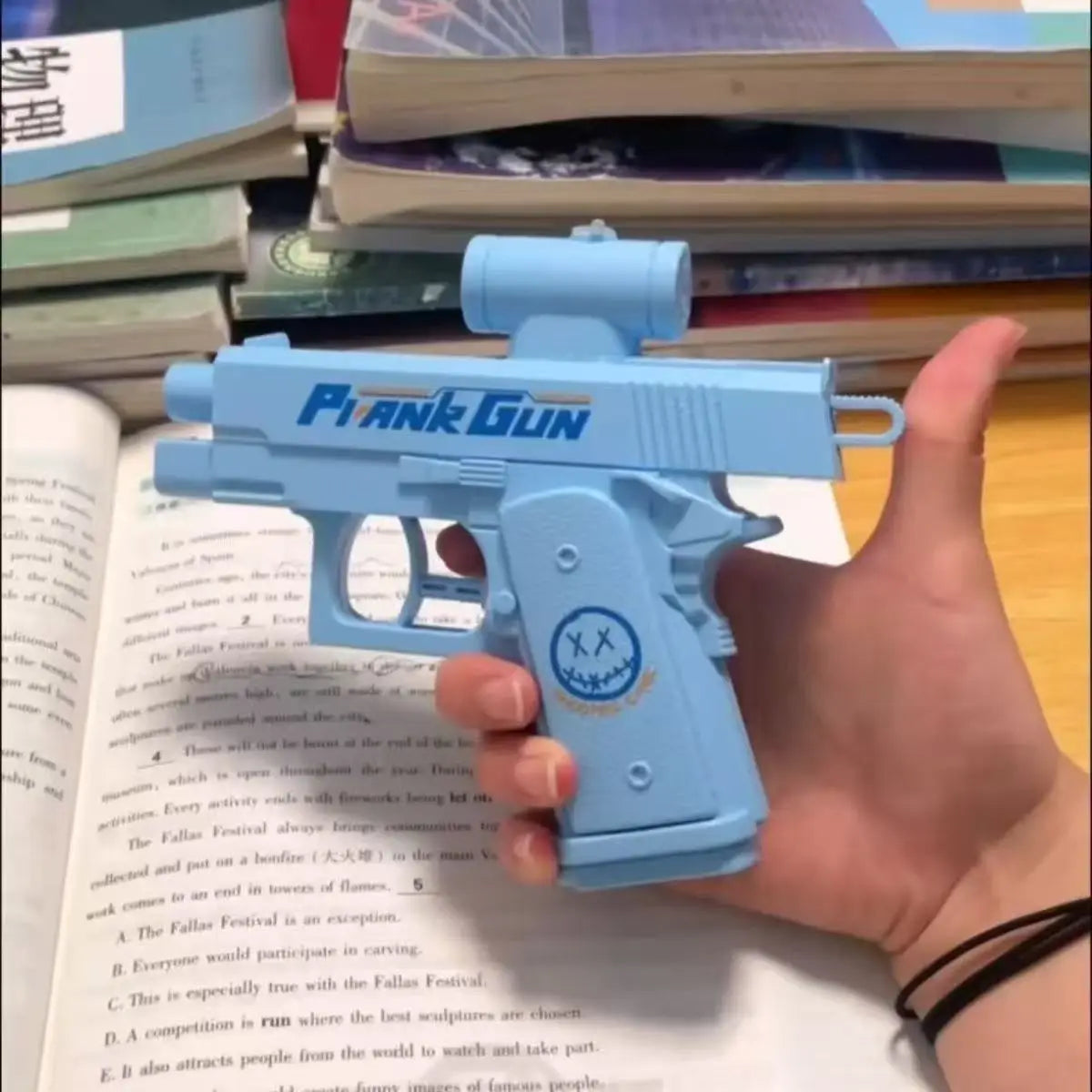 Double-Sided Reverse Water Gun – Prank Squirt Pistol for Pool, Beach & Summer Fun