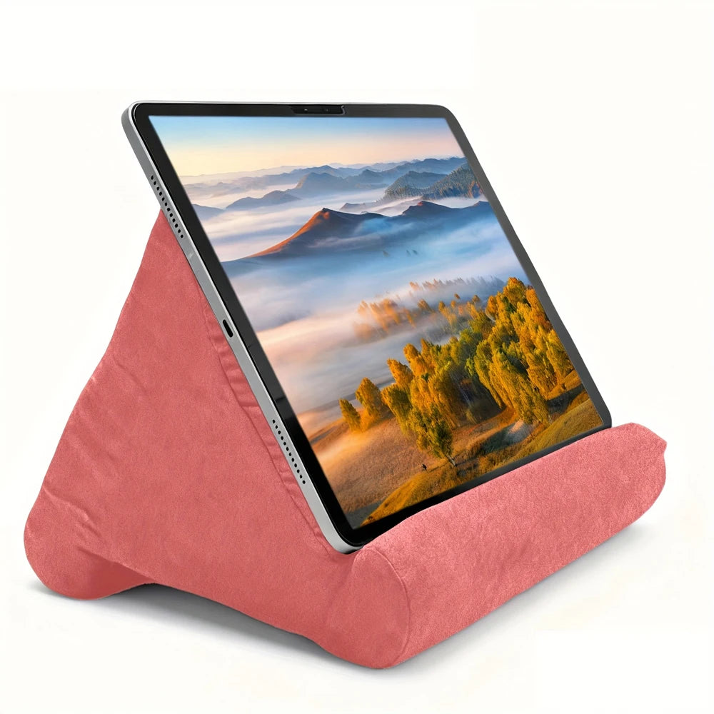 Soft Sponge Pillow Tablet Stand - Multi-Angle Reading Holder