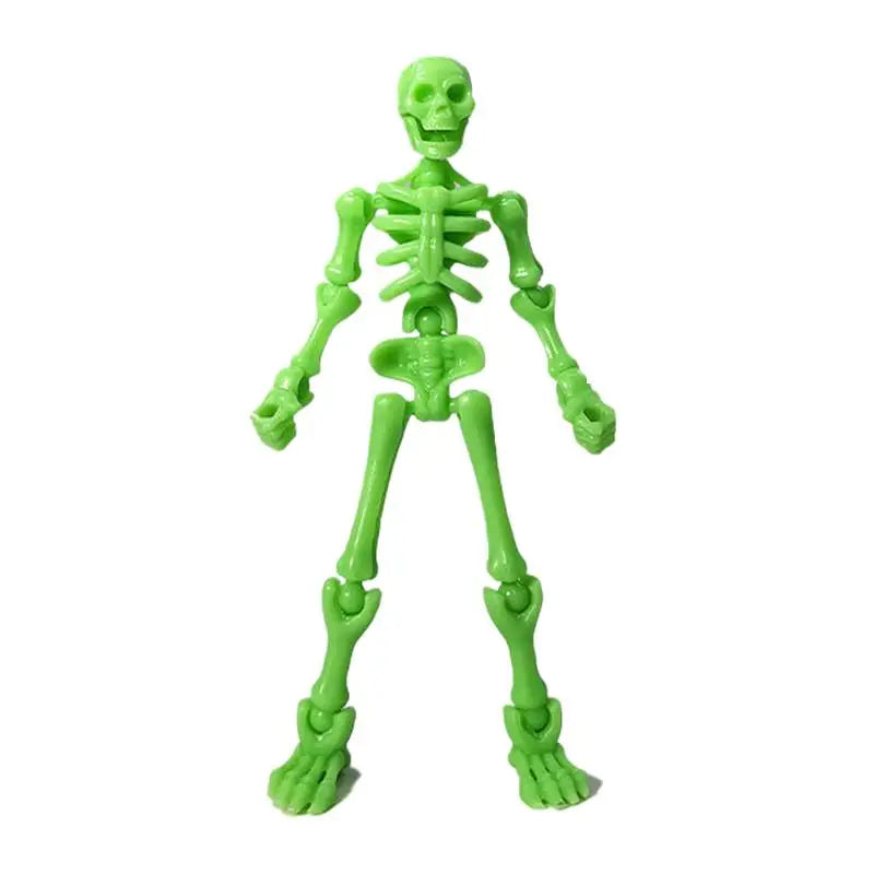 DIY Snap-Together Mini Poseable Skeleton Figurines – Halloween Craft & Haunted House Decor (3 Styles, Ages 14+)