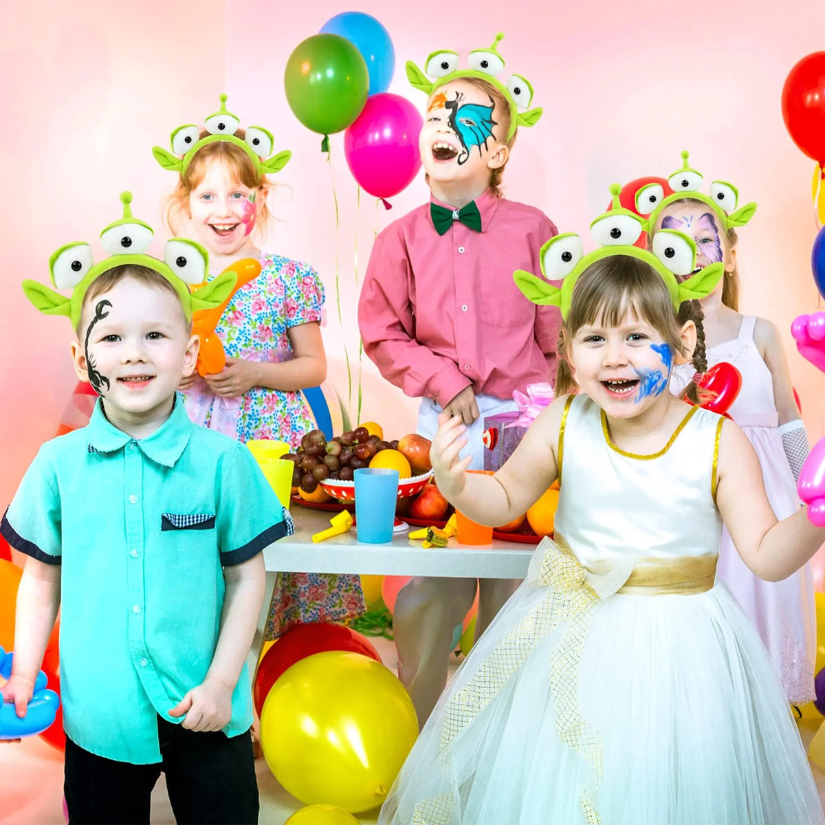 Three-Eyed Alien Monster Plush Headband – Cute Halloween Headwear for Kids, Girls & Costume Parties