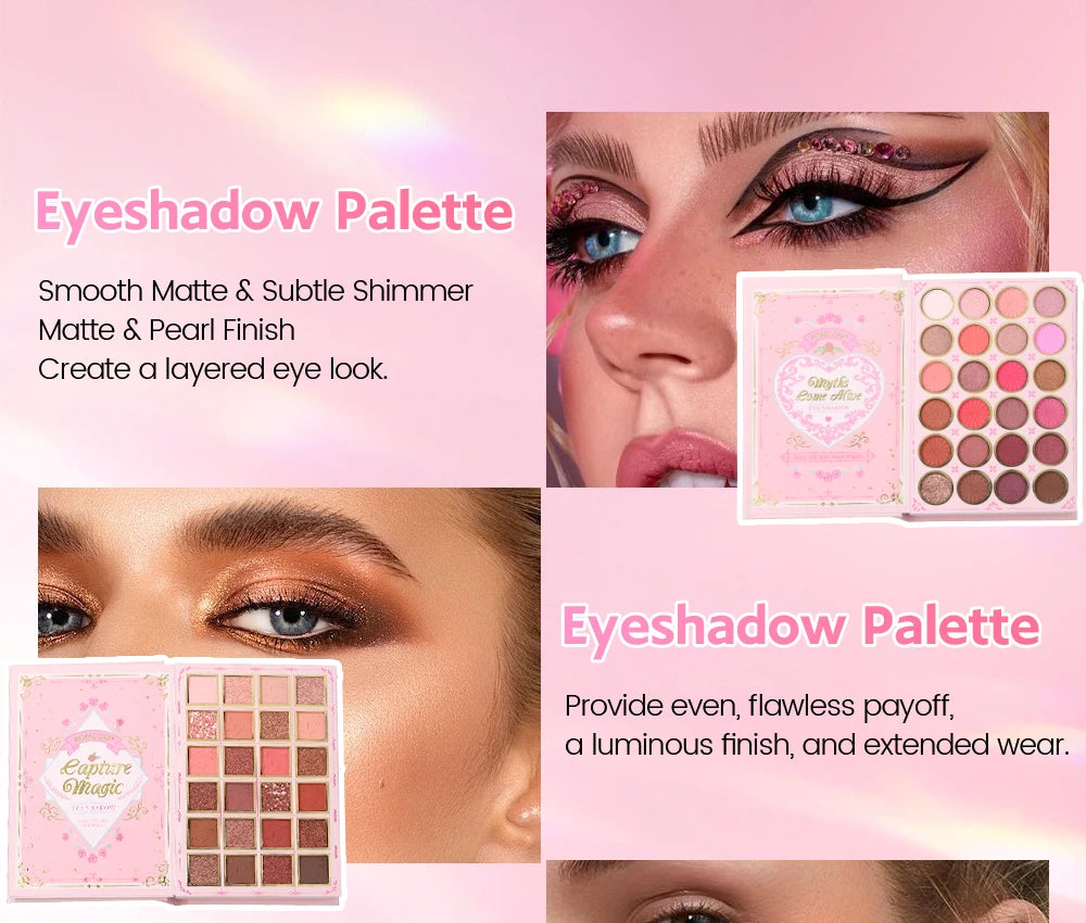5-Layer All-in-One Makeup Book Palette – Complete Face & Eye Kit