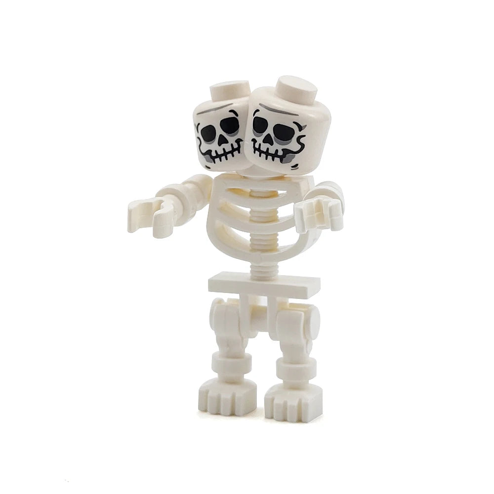 MOC Halloween Skeleton Army Mini Figure Building Blocks – DIY Toy Character & Ornament