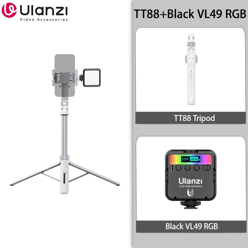 Overhead Phone Tripod with Remote