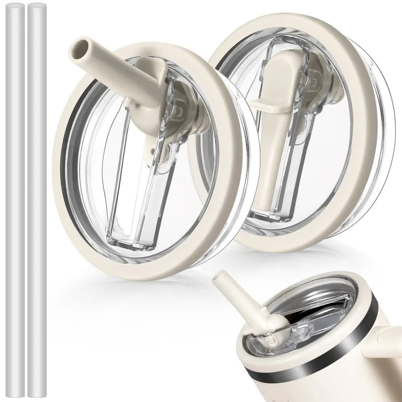 Replacement Lid & Straw Set for Stanley Quencher Tumbler