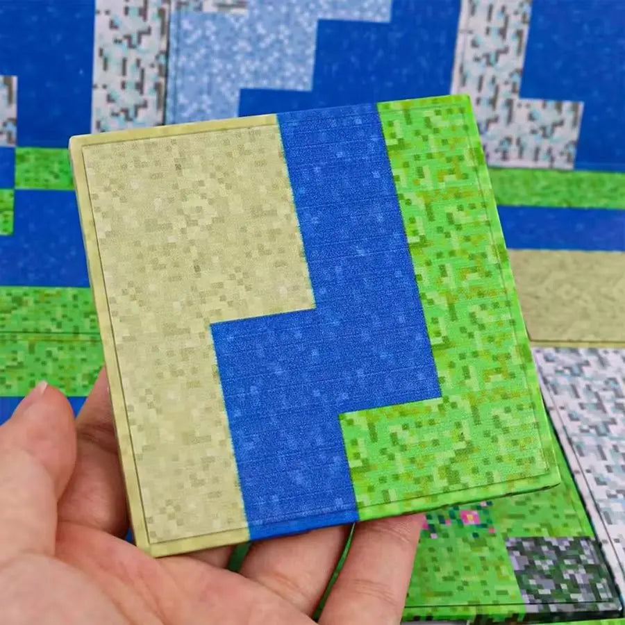 Pixel Blocks Base Plates – 6 Styles
