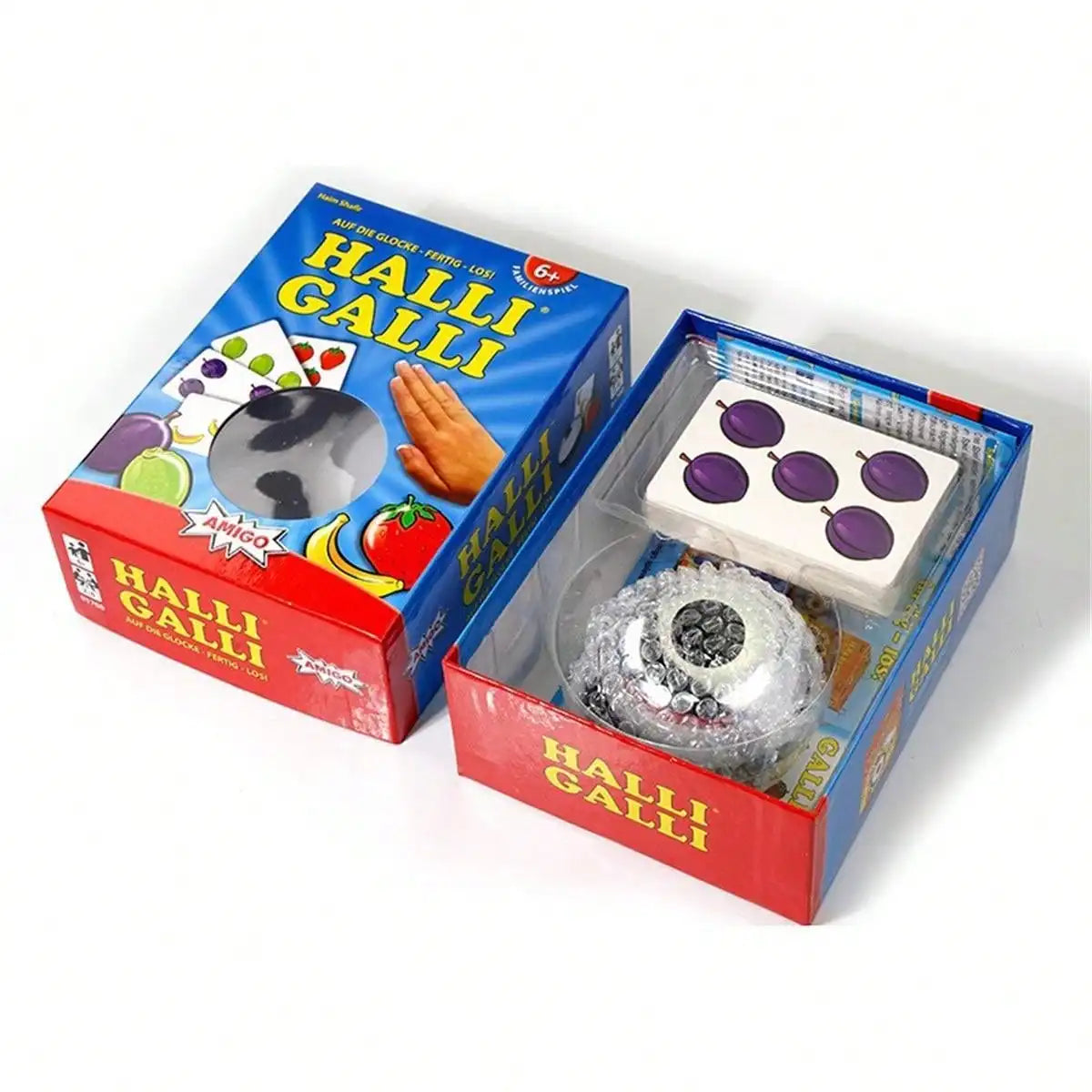 Halli Galli Family Card Game – Fast-Reaction Party Board Game for Halloween, Christmas & Thanksgiving