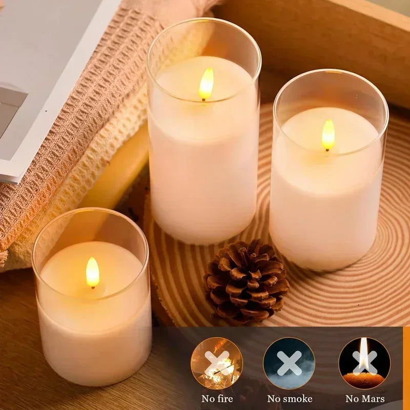 Flameless LED Candle Set with Remote & Timer
