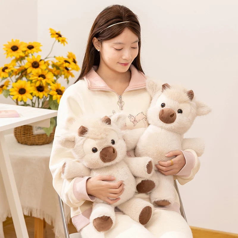 Highland Cow Plush Toy – 40cm Soft