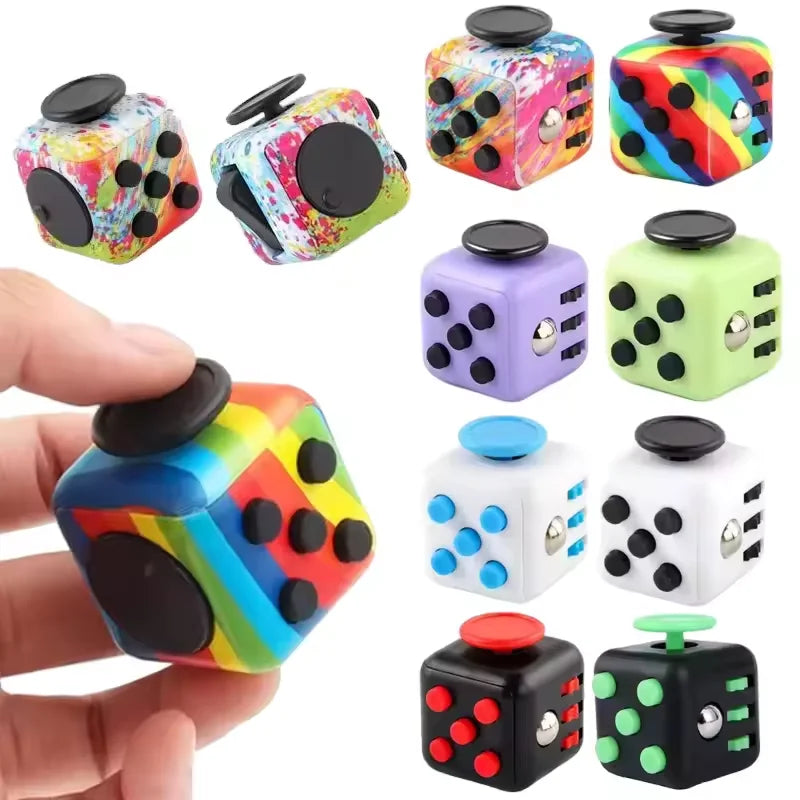 Creative Antistress Fidget Compression Anti-stress Sensory New Novelty Magic Dice Toys for Children Adults Office Stress Reli