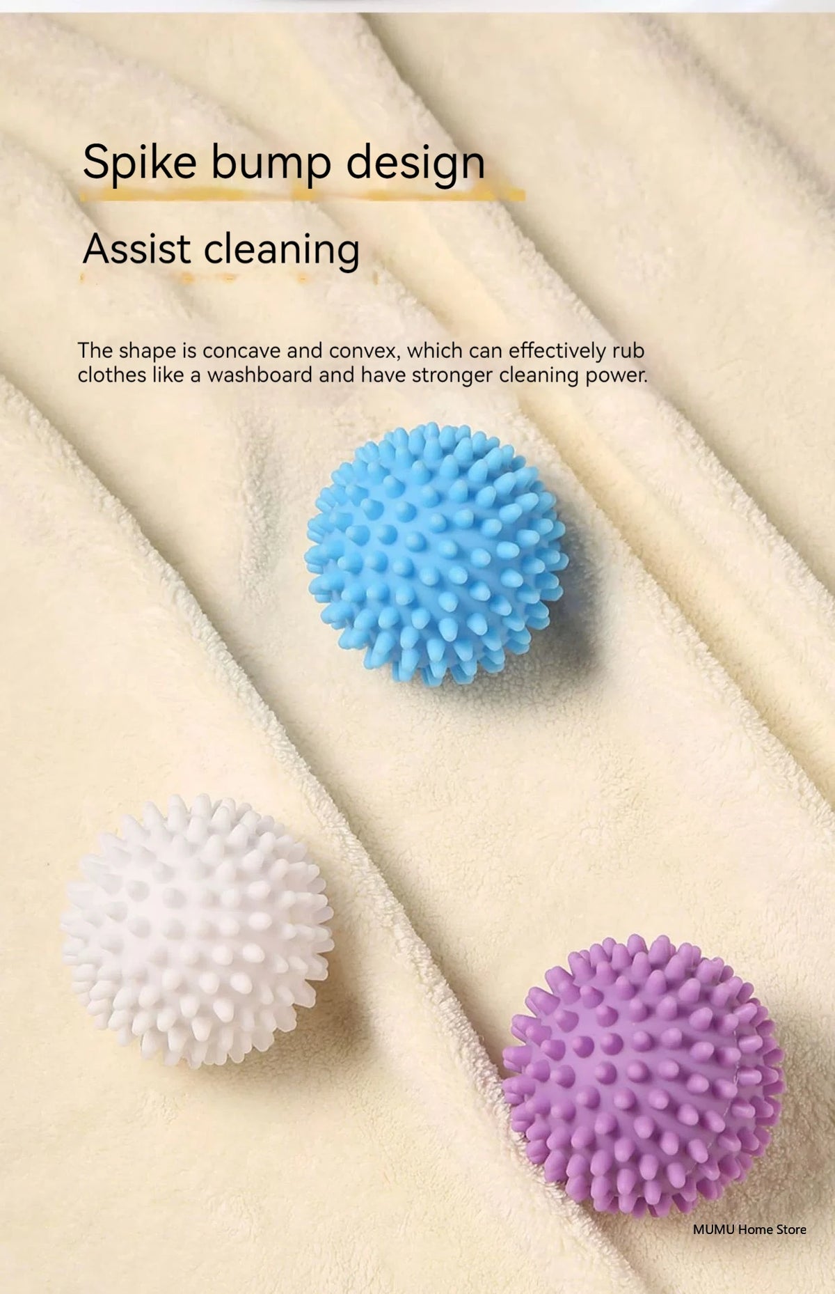 Reusable Laundry Balls for Washing Machine Anti-Winding Magic Balls Drying Cleaning Washing Machine Balls Cleaning Supplies