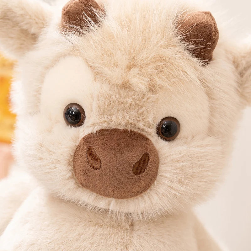 Highland Cow Plush Toy – 40cm Soft