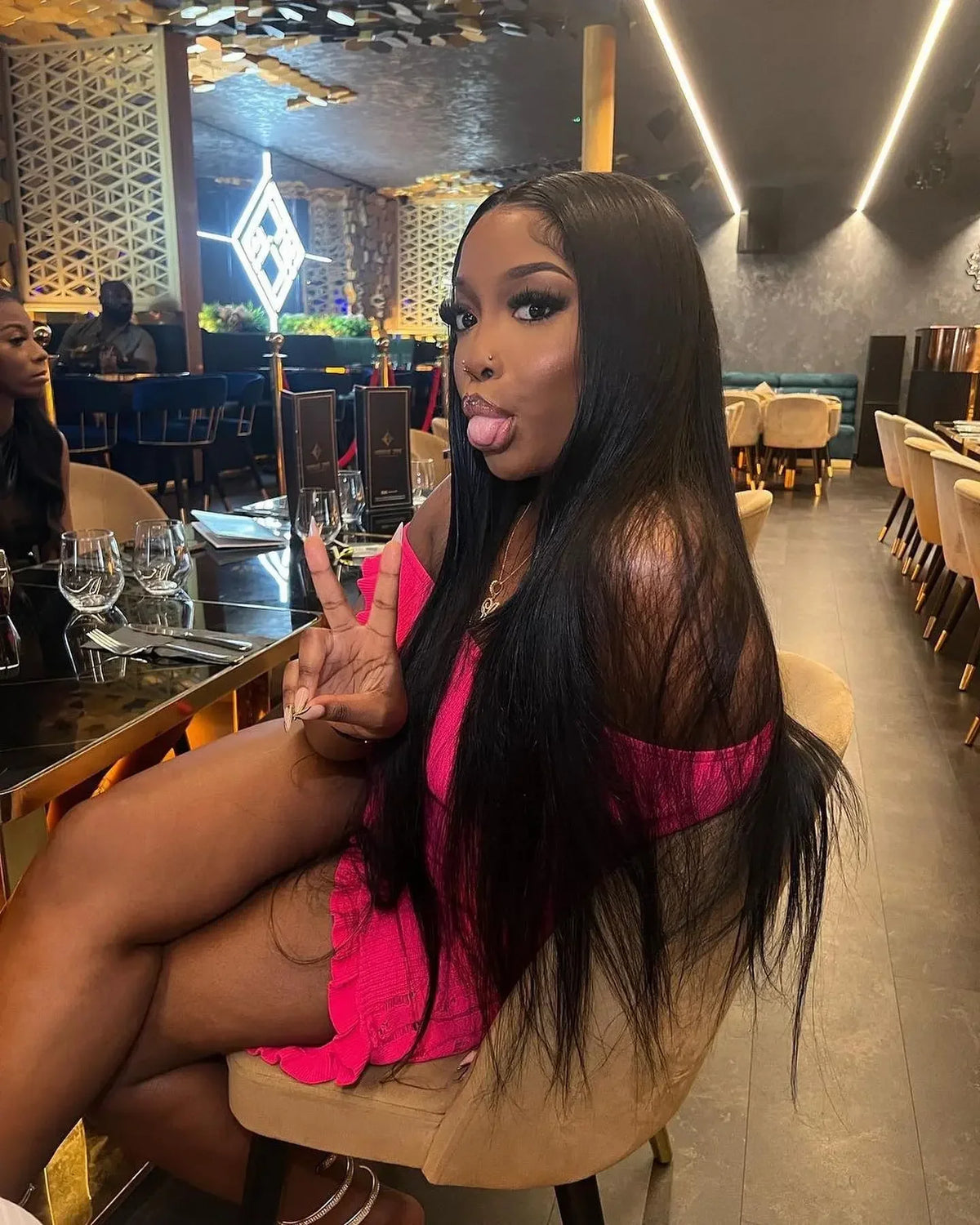 Bone Straight Lace Front Human Hair Wig
