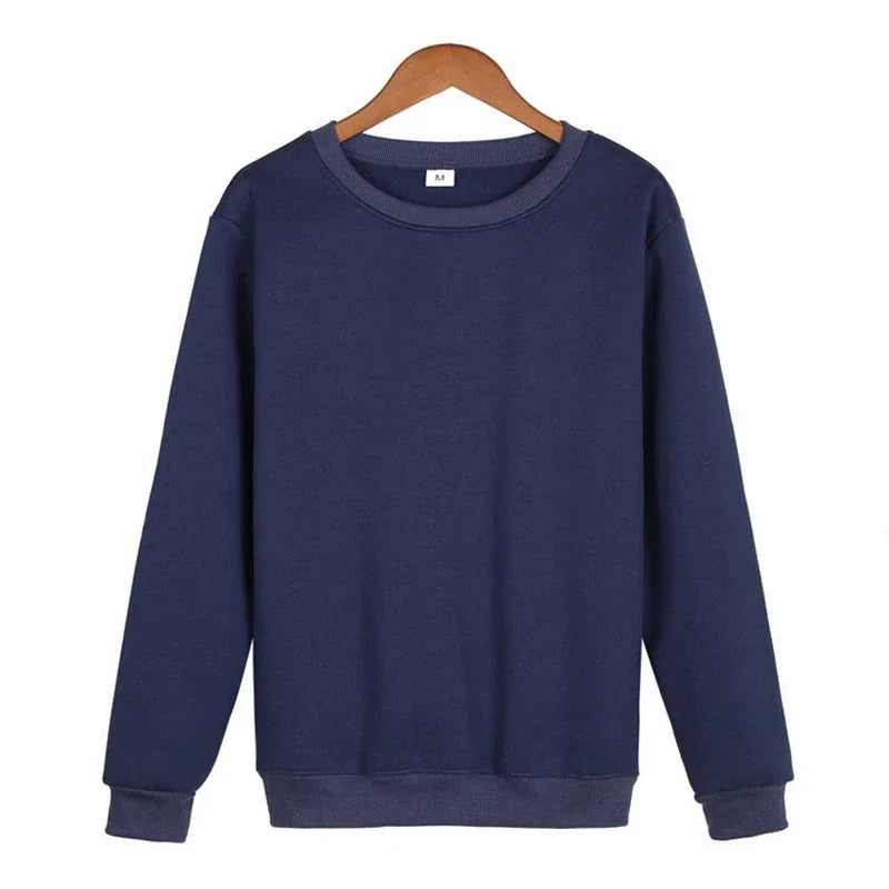 Men's Solid Color Pullover Hoodie
