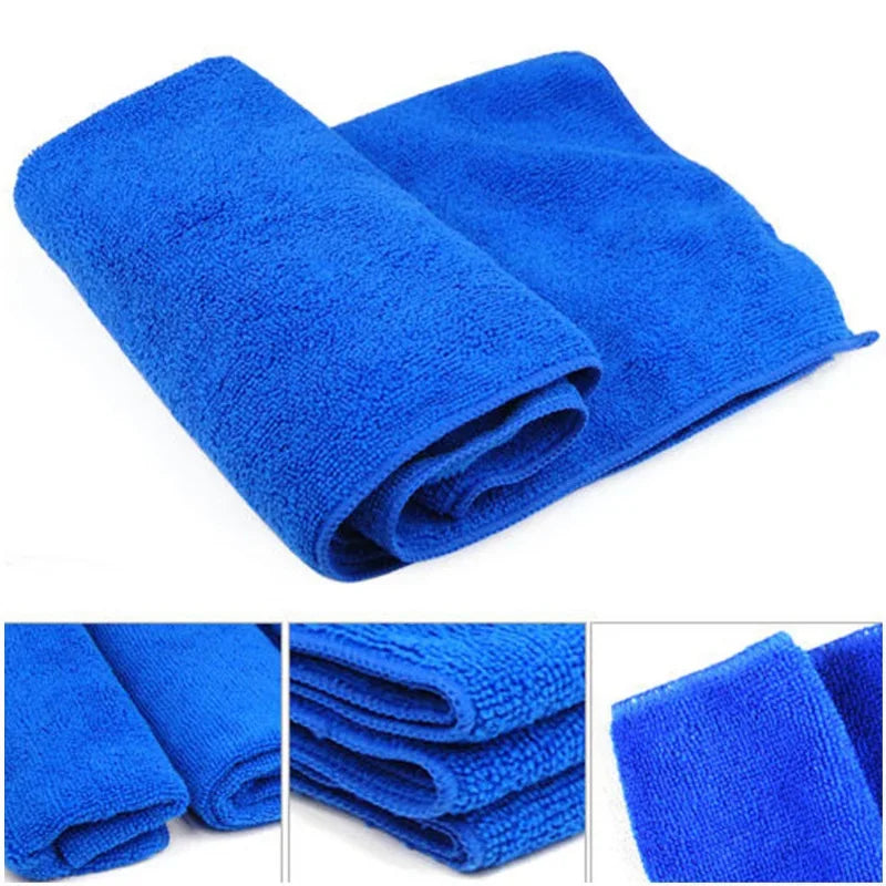 1-20Pcs Microfiber Towels Car Wash Drying Cloth Towel Household Cleaning Cloths Auto Detailing Polishing Cloth Home Clean Too