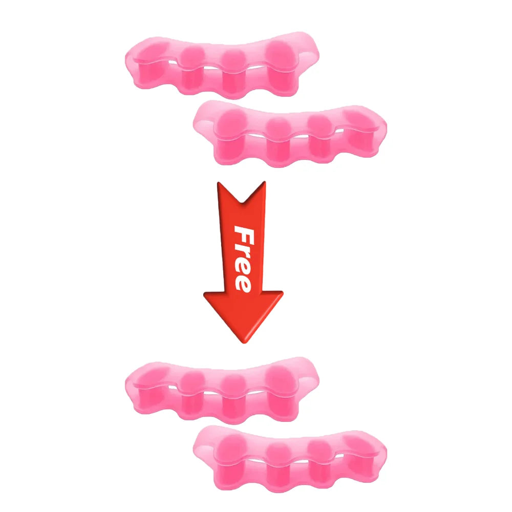 Soft Silicone Toe Separators – Gel Toe Spacers for Foot Relief
