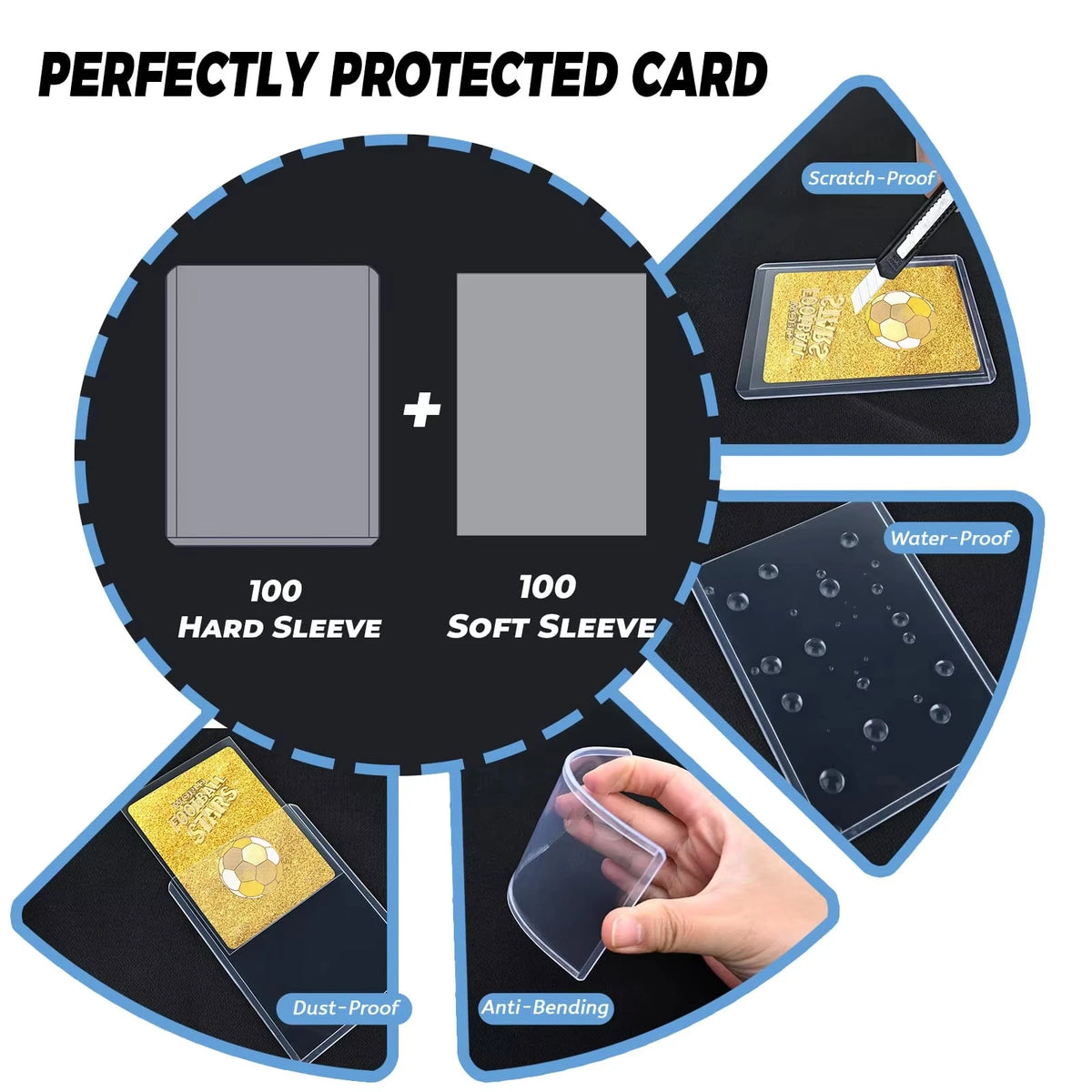 Trading Card Sleeves – Hard & Soft Protectors for Pokemon, Football & Game Cards
