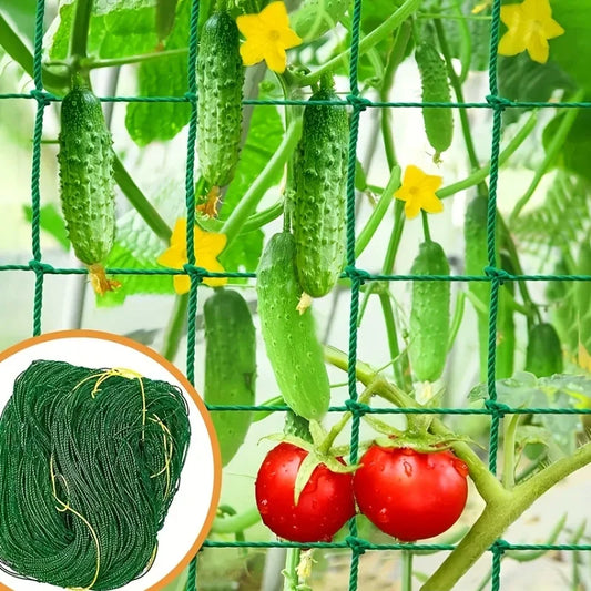 Plant Trellis Pergolas, Heavy-Duty Polyester Grow Net, Garden Trellis Netting With Square Mesh For Climbing Plants, Vegetable