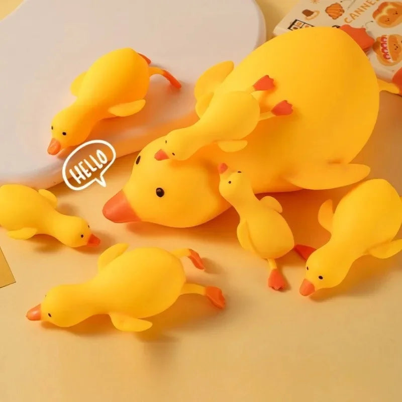 Squishy Duck Squeeze & Stretch Fidget Toy – Cute Animal Stress Reliever | Small, Large & Color Options