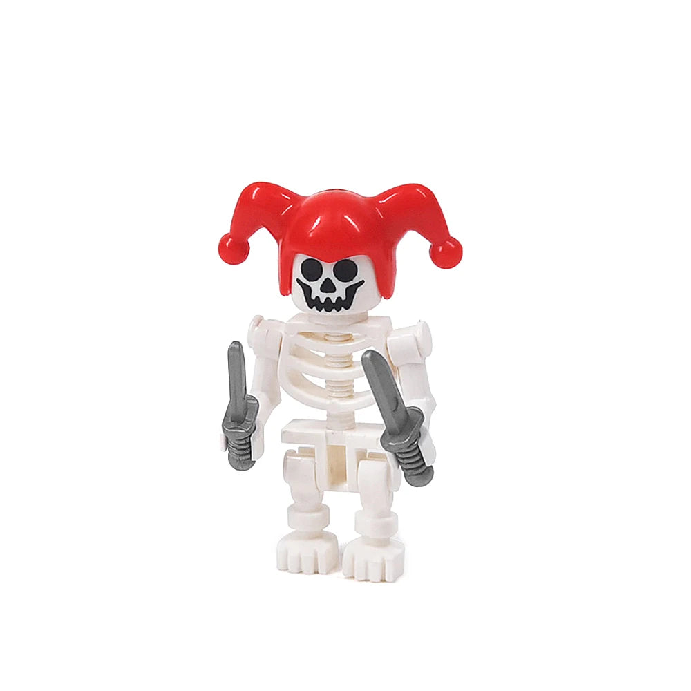 MOC Halloween Skeleton Army Mini Figure Building Blocks – DIY Toy Character & Ornament