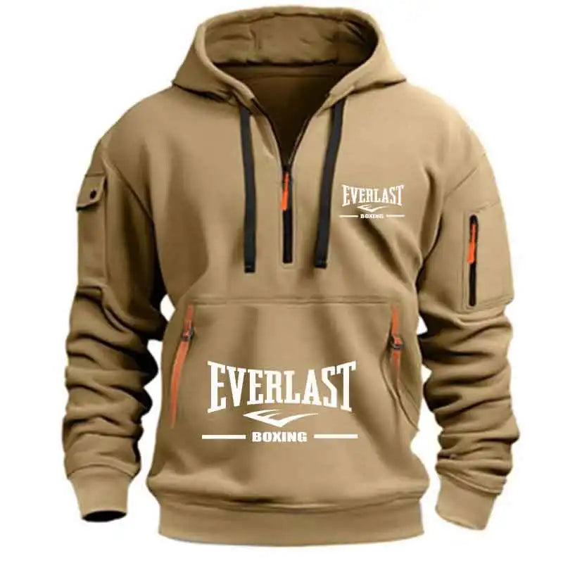 Men's Multi-Pocket Casual Hoodie