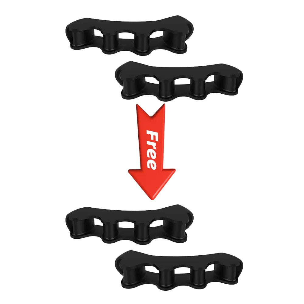 Soft Silicone Toe Separators – Gel Toe Spacers for Foot Relief