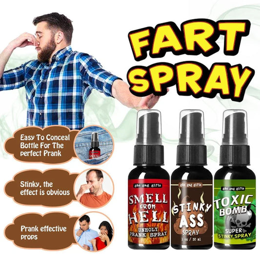 Liquid Fart Prank Spray – Stink Bomb Gag Gift for Halloween, Parties & April Fools