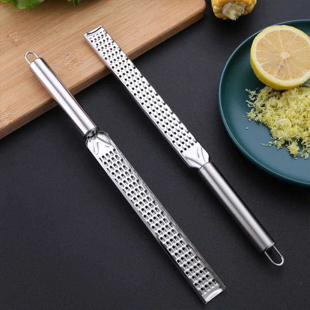 20cm Stainless Steel Grater for Lemon, Ginger, Garlic, Cheese & Chocolate
