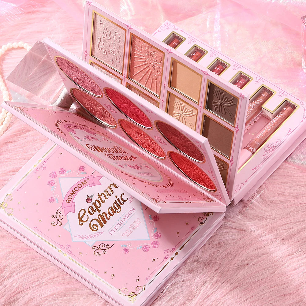 5-Layer All-in-One Makeup Book Palette – Complete Face & Eye Kit