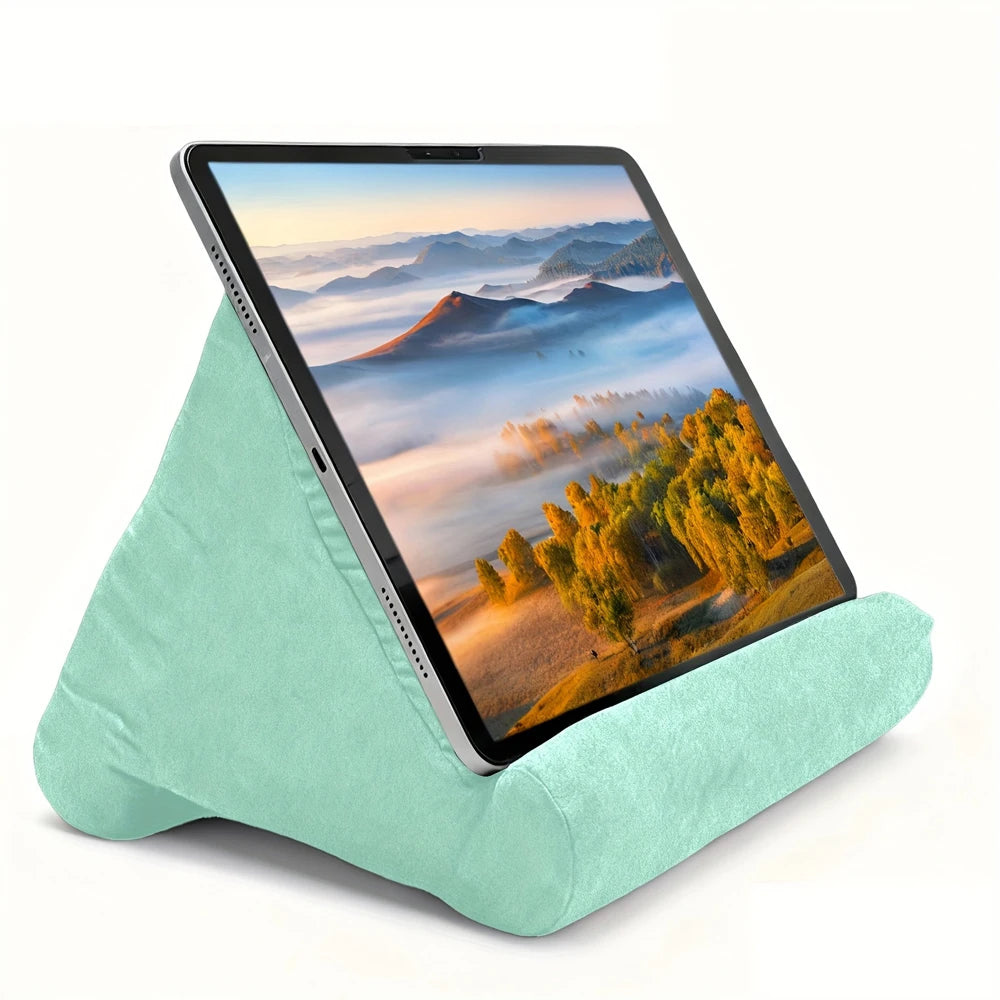 Soft Sponge Pillow Tablet Stand - Multi-Angle Reading Holder