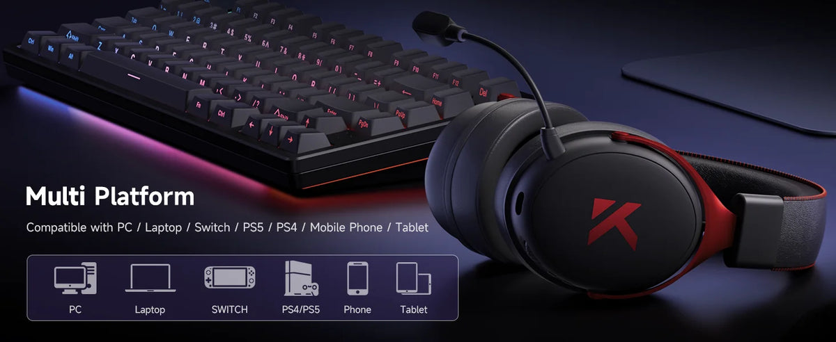 Wireless Gaming Headset – 7.1 Surround